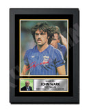 JOHN WARK Limited Edition Football Player Signed Print - Football