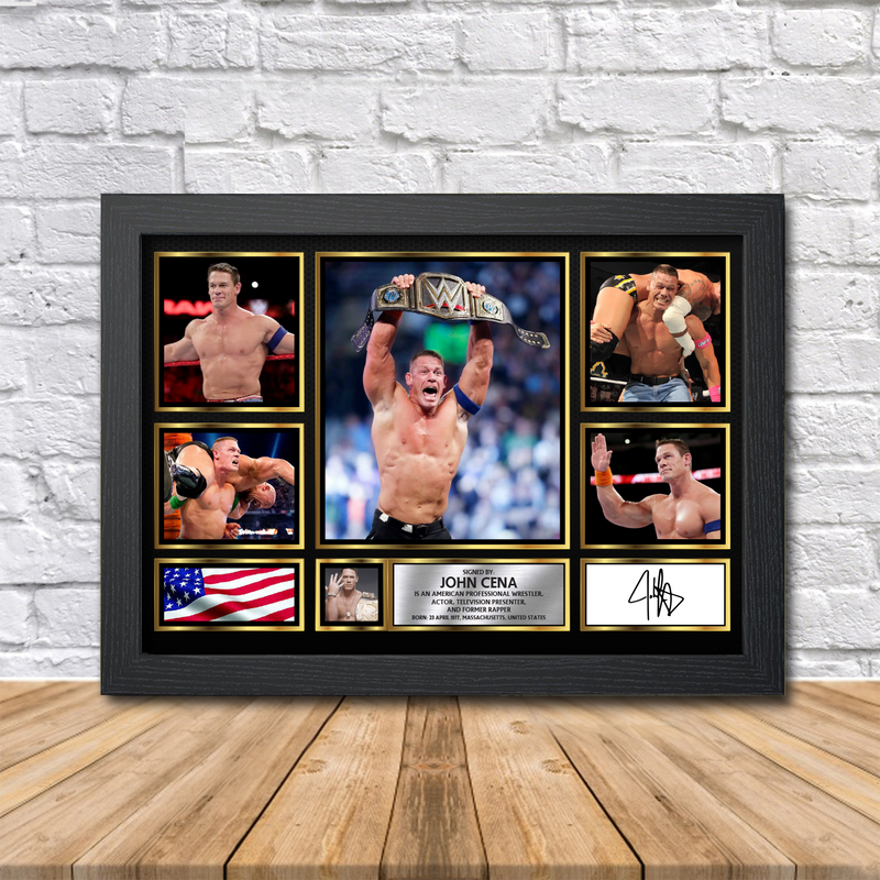 John Cena Limited Edition Signed Print