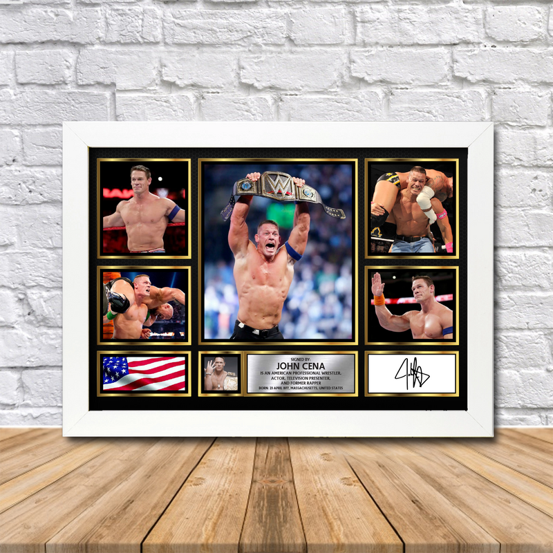 John Cena Limited Edition Signed Print