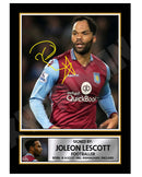 JOLEON LESCOTT Limited Edition Football Player Signed Print - Football