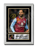 JOLEON LESCOTT Limited Edition Football Player Signed Print - Football