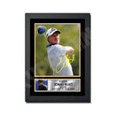 JONAS BLIXT Limited Edition Golfer Signed Print - Golf