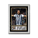 JONAS OLSSON Limited Edition Football Player Signed Print - Football