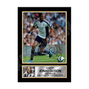 JONAS OLSSON 2 Limited Edition Football Player Signed Print - Football