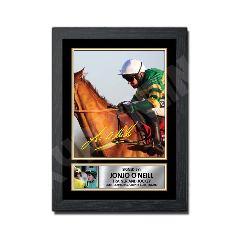 JONJO O_NEILL Limited Edition Horse Racer Signed Print - Horse Racing