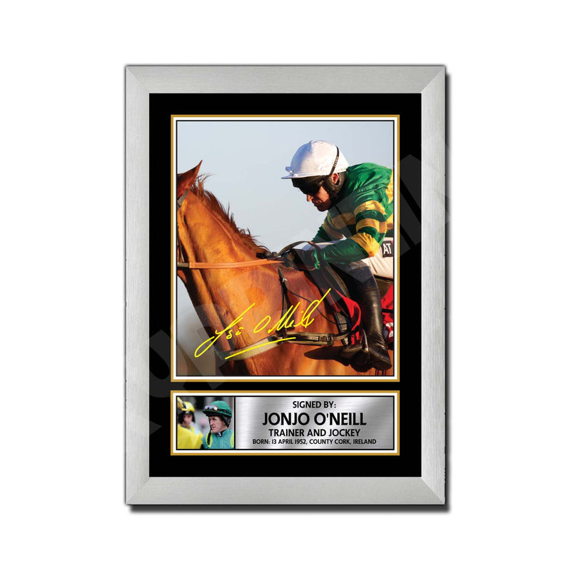 JONJO O_NEILL Limited Edition Horse Racer Signed Print - Horse Racing