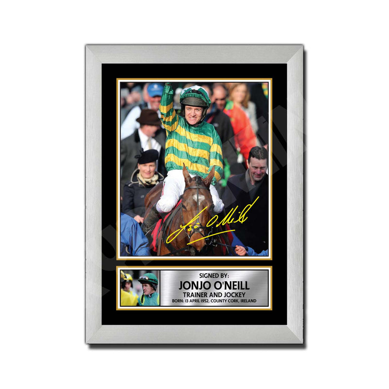 JONJO O_NEILL 2 Limited Edition Horse Racer Signed Print - Horse Racing