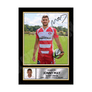 JONNY MAY 2 Limited Edition Rugby Player Signed Print - Rugby