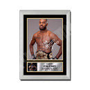 JON JONES 3 Limited Edition MMA Wrestler Signed Print - MMA Wrestling
