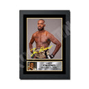 JON JONES Limited Edition MMA Wrestler Signed Print - MMA Wrestling