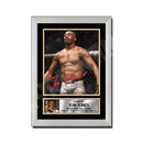JON JONES 2 Limited Edition MMA Wrestler Signed Print - MMA Wrestling