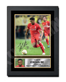 JORDAN IBE 1 Limited Edition Football Player Signed Print - Football