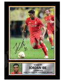 JORDAN IBE 1 Limited Edition Football Player Signed Print - Football