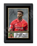 JORDAN IBE 2 Limited Edition Football Player Signed Print - Football