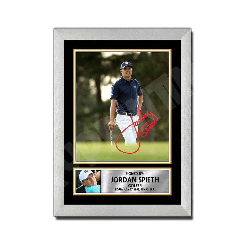 JORDAN SPIETH 2 Limited Edition Golfer Signed Print - Golf