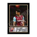 JOSE FONTE 2 Limited Edition Football Player Signed Print - Football