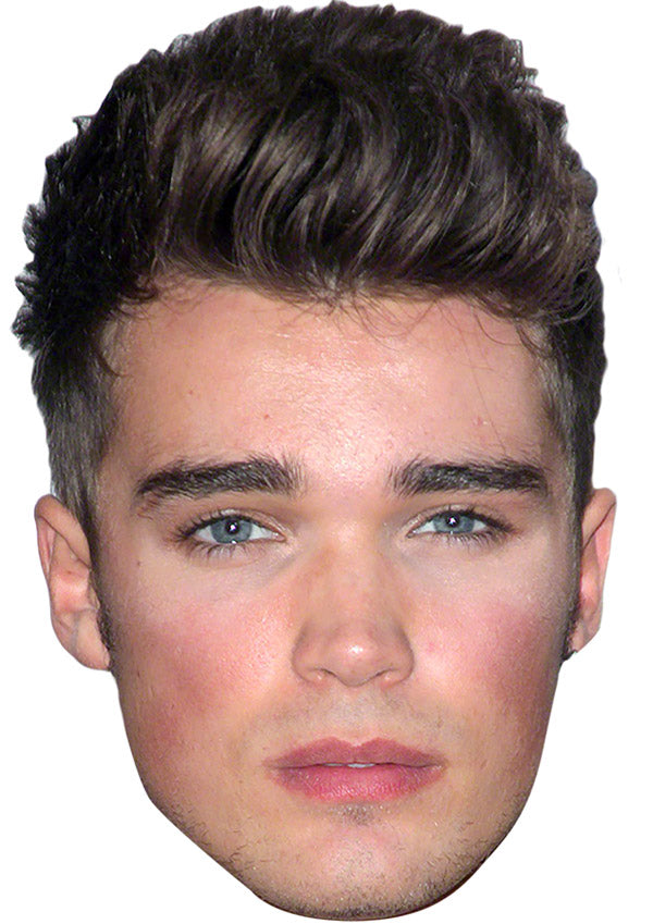 JOSH CUTHBERT JB - Music Star Fancy Dress Cardboard Celebrity Party Face Mask