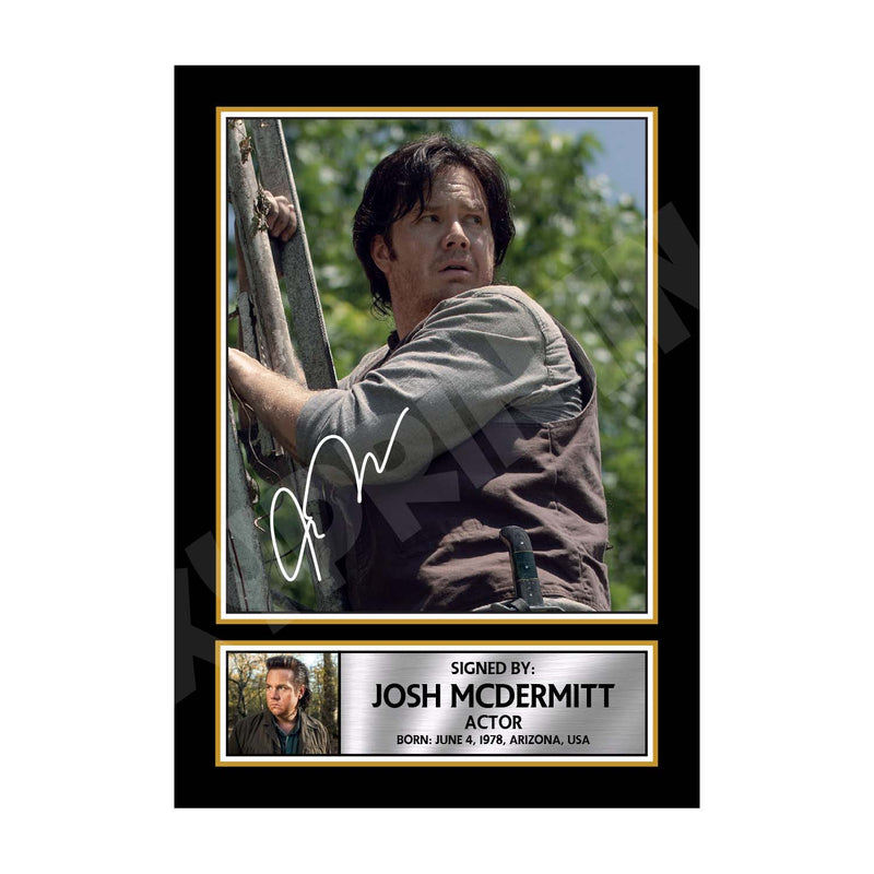 JOSH MCDERMITT Limited Edition Walking Dead Signed Print
