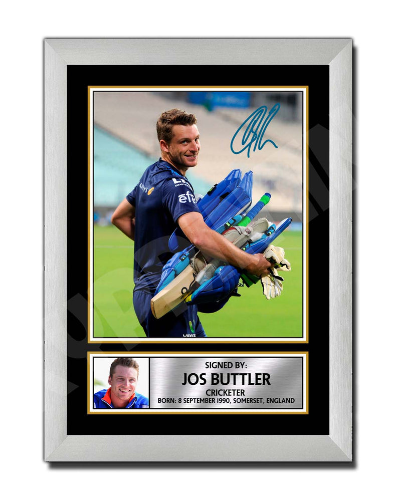 JOS BUTTLER Limited Edition Cricketer Signed Print - Cricket Player