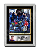 JOS BUTTLER 2 Limited Edition Cricketer Signed Print - Cricket Player