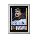 JOS HOOIVELD 2 Limited Edition Football Player Signed Print - Football