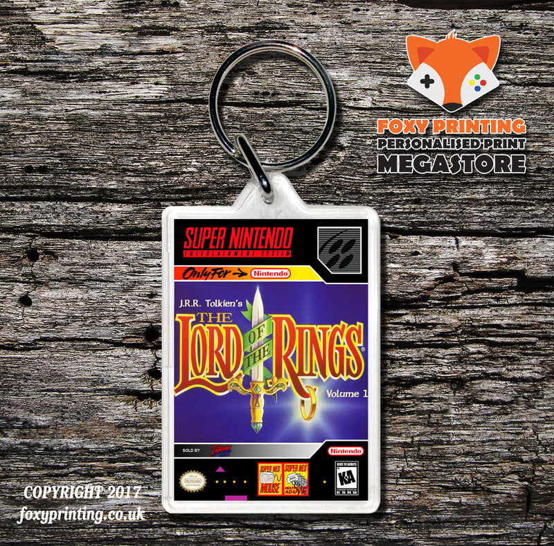 JRR Tolkiens The Lord Of The Rings Game Inspired Retro Gaming Keyring