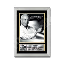 JUAN MANUEL FANGIO Limited Edition Formula 1 Player Signed Print Formula 1
