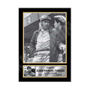 JUAN MANUEL FANGIO 2 Limited Edition Formula 1 Player Signed Print Formula 1