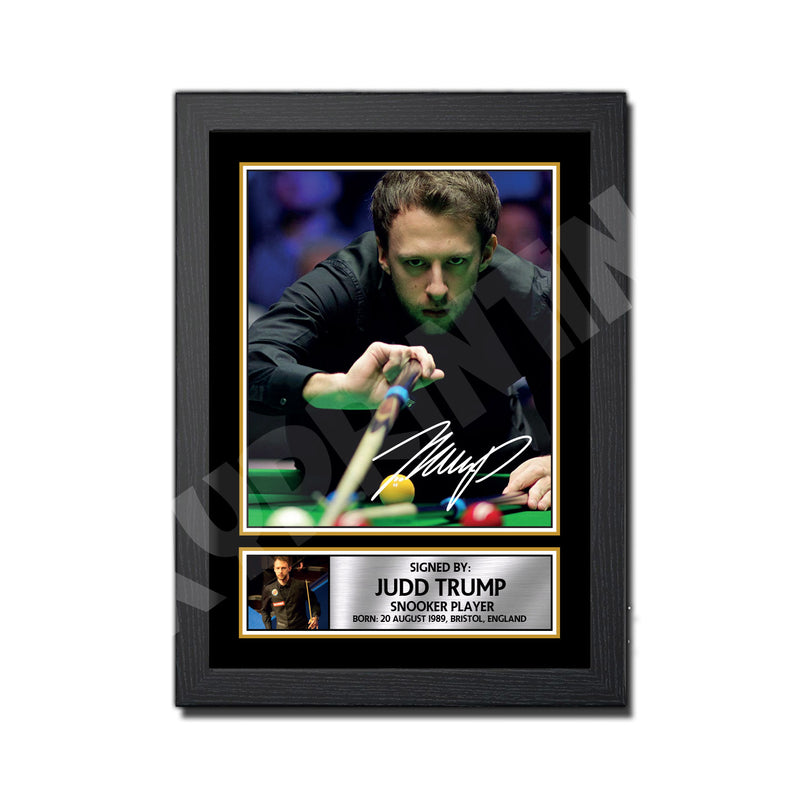 JUDD TRUMP 2 Limited Edition Snooker Player Signed Print - Snooker