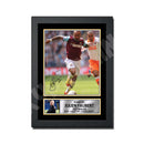 JULIEN FAUBERT (1) Limited Edition Football Player Signed Print - Football