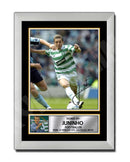 JUNINHO 2 Limited Edition Football Player Signed Print - Football