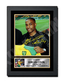 JURGEN COLIN Limited Edition Football Player Signed Print - Football