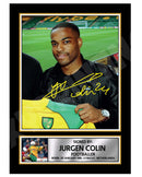 JURGEN COLIN Limited Edition Football Player Signed Print - Football