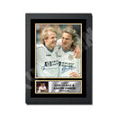 JURGEN KLINSMANN + DAVID GINOLA Limited Edition Football Player Signed Print - Football