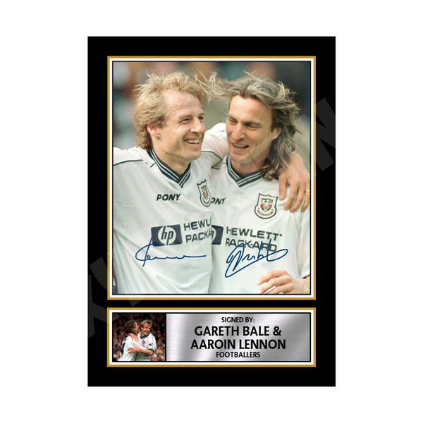 JURGEN KLINSMANN + DAVID GINOLA Football Player Printed Signature Print