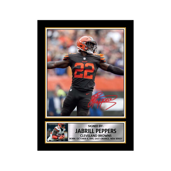 Jabrill Peppers 2 American Football Printed Signature Print