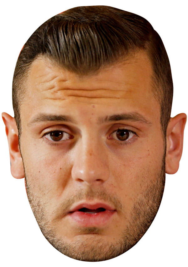 JACK WILSHERE JB - Footballer Fancy Dress Cardboard Celebrity Party Face Mask