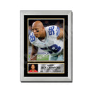 Jack Crawford 2 Limited Edition Football Signed Print - American Footballer