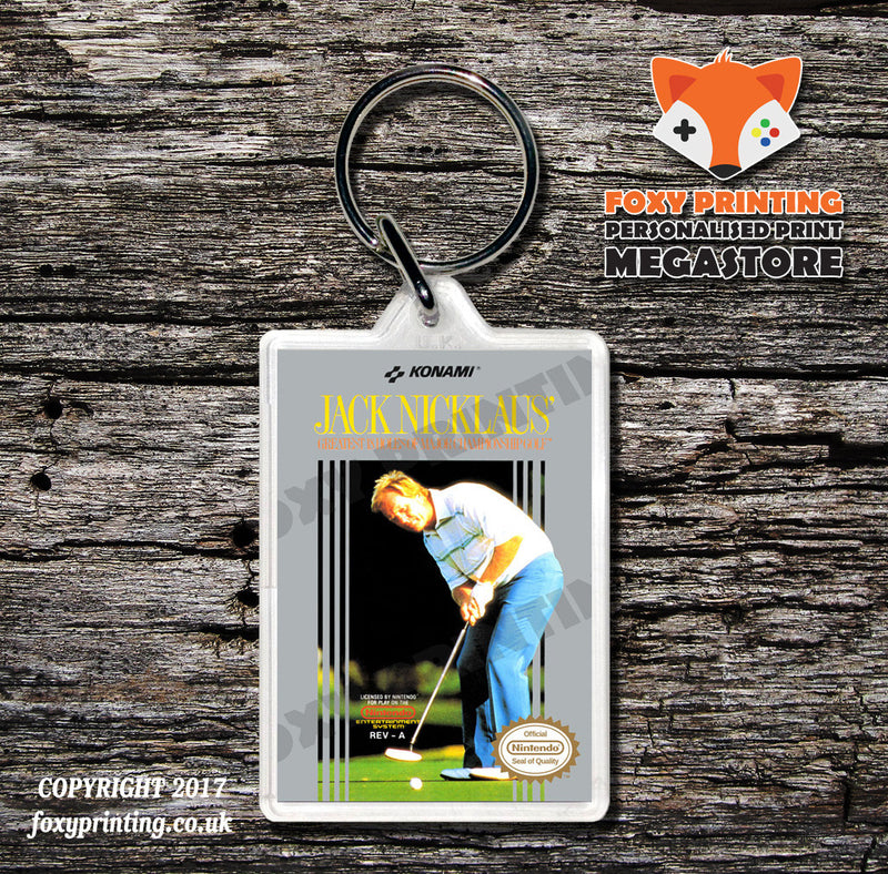 Isolated Warrior Retro NES Game Cover Art Gaming Keyring