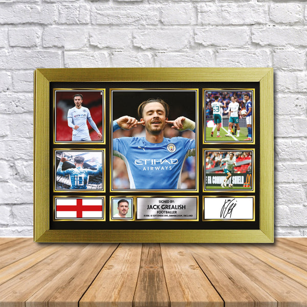 Jack Grealish Printed Signature Print 2