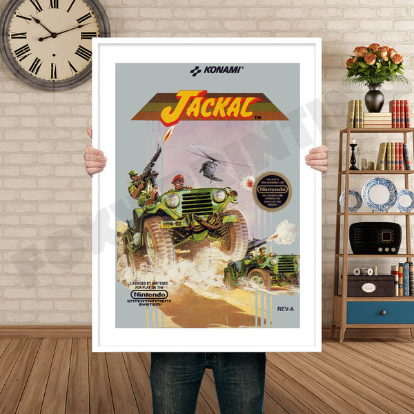 Jackal Retro Game Inspired Theme Nintendo NES Gaming