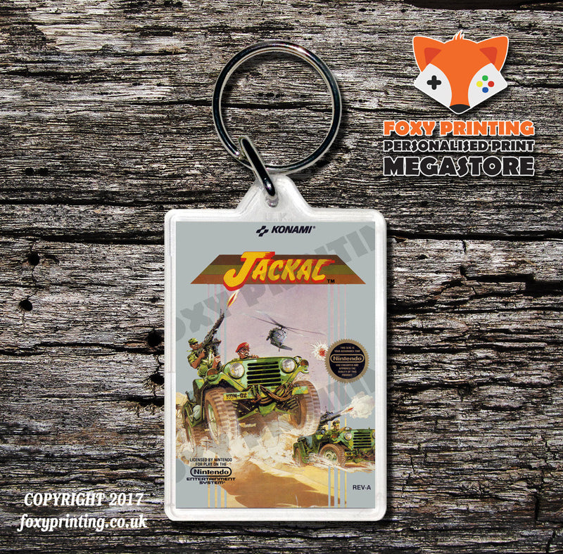 Jack Nicklaus Retro NES Game Cover Art Gaming Keyring