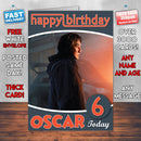 Jackie Chan In The Foreigner Theme Style Personalised Kids Inspired Movie Birthday Card (SA)