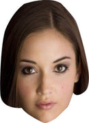 Jacqueline Jossa Aka Lauren Branning TV STAR Celebrity Face Mask Fancy Dress Cardboard Costume Mask