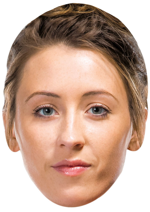JADE JONES JB - Athletics Fancy Dress Cardboard Celebrity Party Face Mask