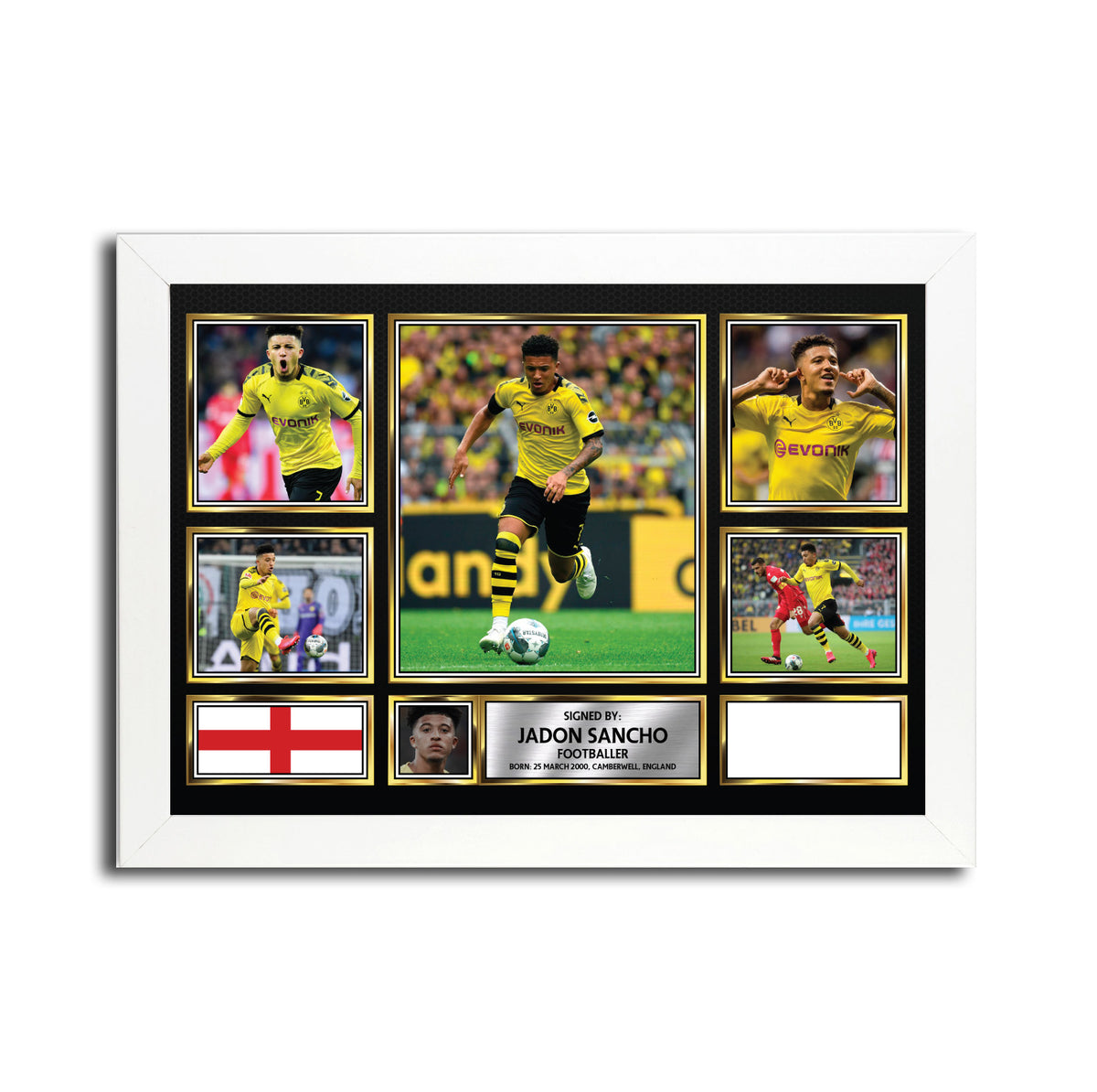 Jadon Sancho MC1698 Printed Signature Football Poster