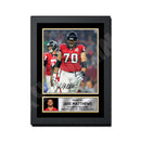Jake Matthews 2 Limited Edition Football Signed Print - American Footballer