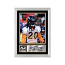 Jamal Carter 2 Limited Edition Football Signed Print - American Footballer