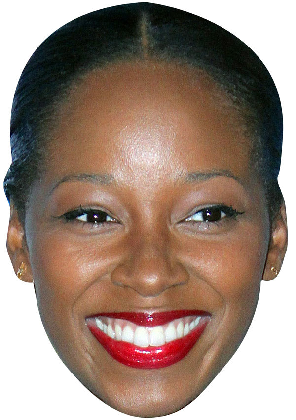 Jamelia Face Mask – Fancy Dress Cardboard Costume Mask – Jamelia Face Mask