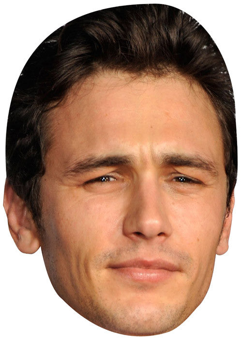 James Franco 8 Celebrity Face Mask Fancy Dress Cardboard Costume Mask